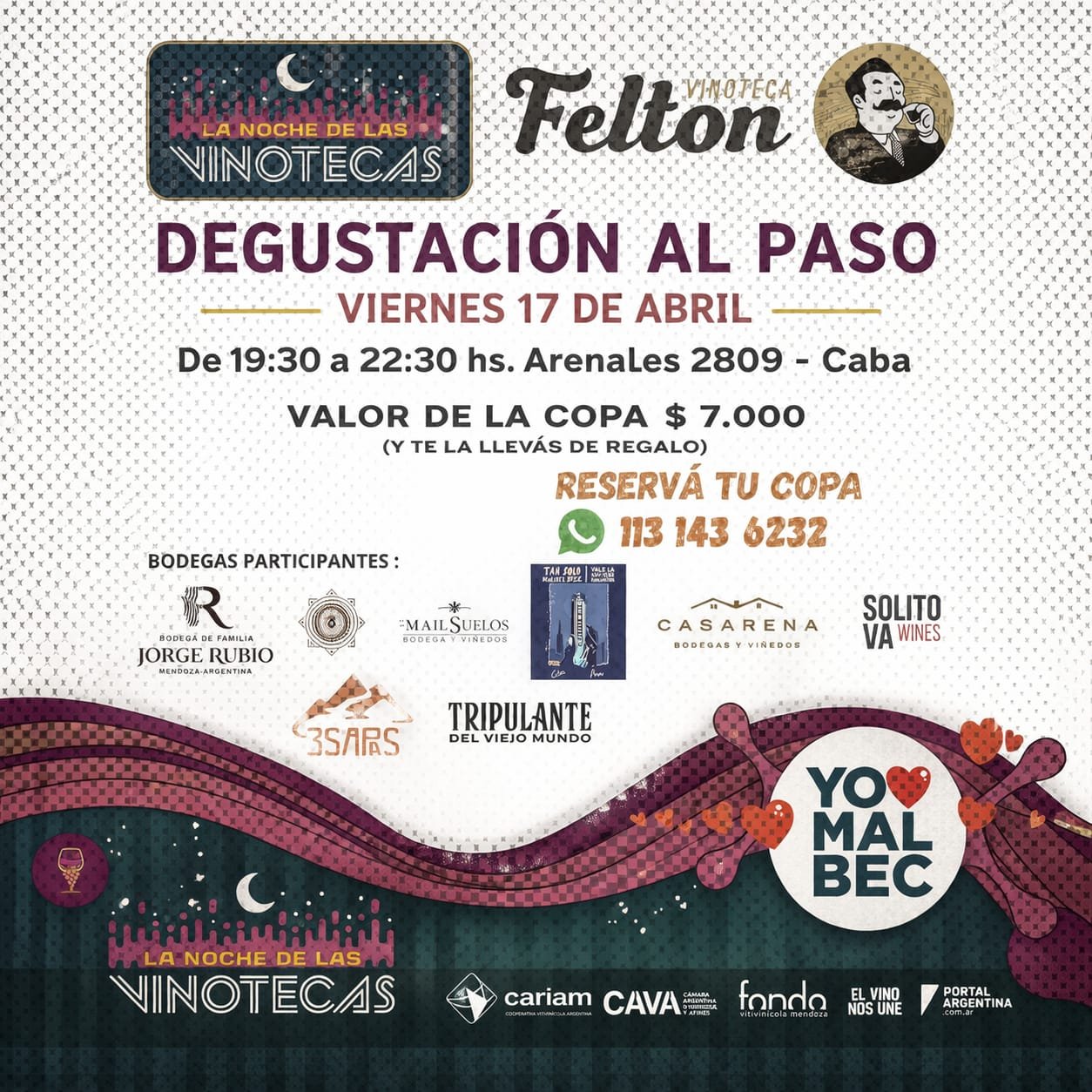 LA NOCHE DE LAS VINOTECAS - 17-4 LA NOCHE DE LAS VINOTECAS - 17-4