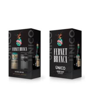 Gift Pack Fernet Branca Vaso Cerámica dor