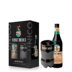 Gift Pack Fernet Branca Vaso Cerámica fr