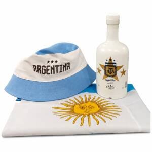 Gin AFA Cítrico- Gorro Piluso y Bandera Argentina de Regalo